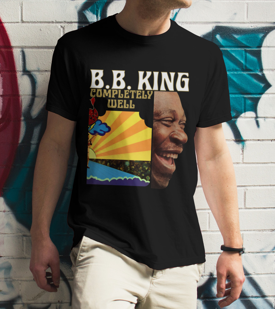 B.B. King Completely Well Vibrant Illustration With Smiling Face T-Shirt