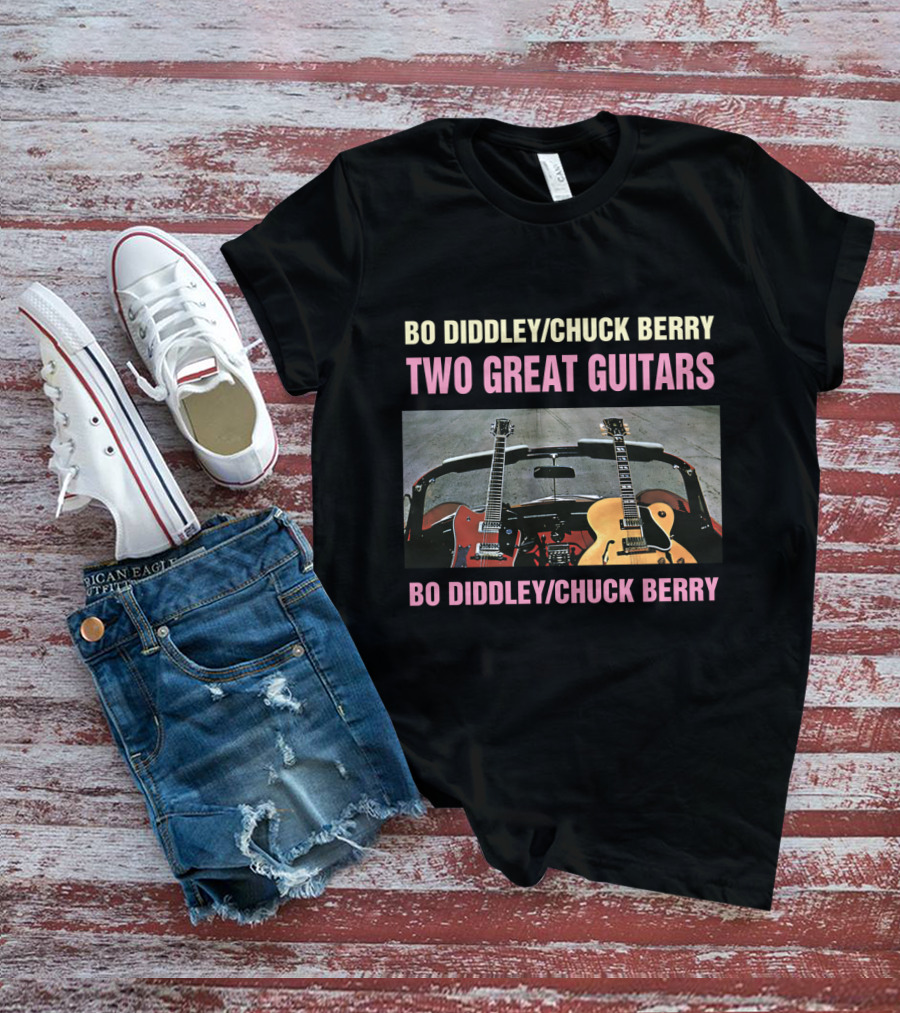 BO DIDDLEY/CHUCK BERRY TWO GREAT GUITARS BO DIDDLEY/CHUCK BERRY T-Shirt