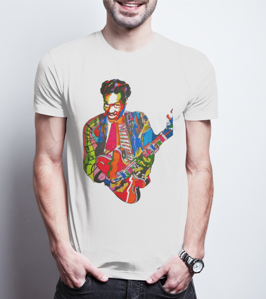 Cbr 03 Psychedelic Guitar Legend Multicolor T-Shirt