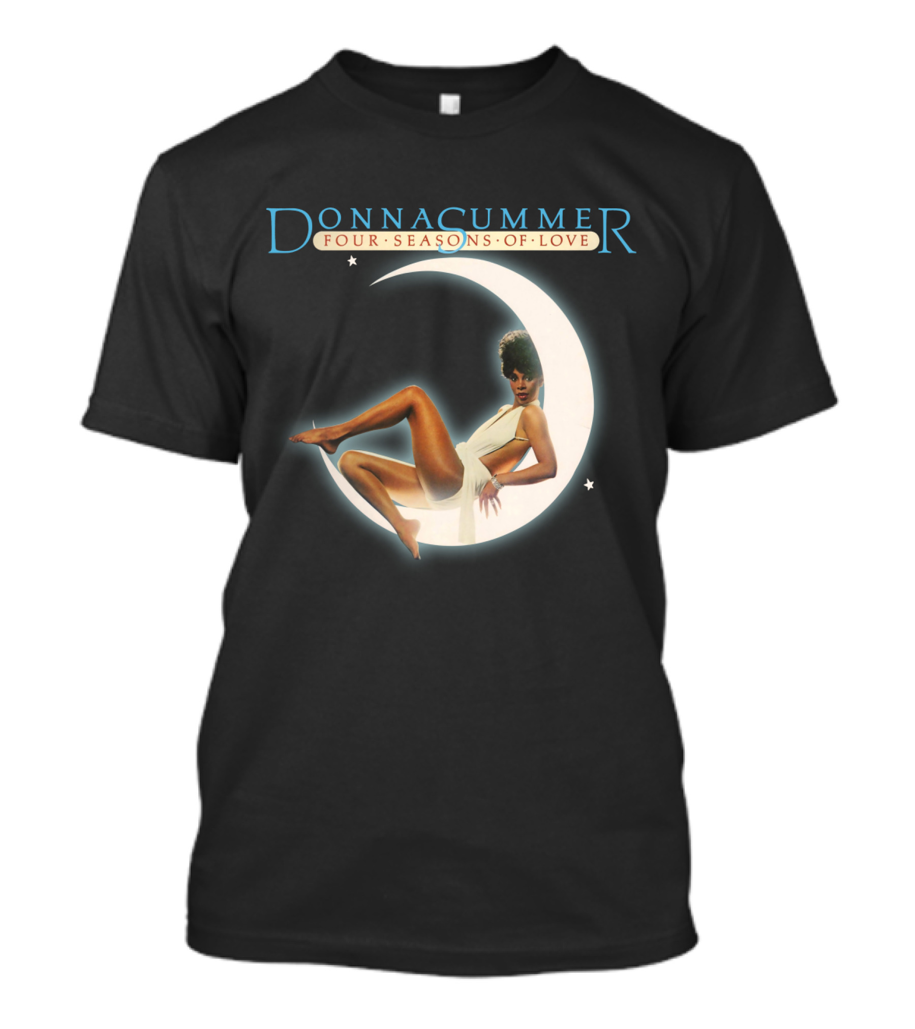 Donna Summer Four Seasons Of Love Crescent Moon T-Shirt