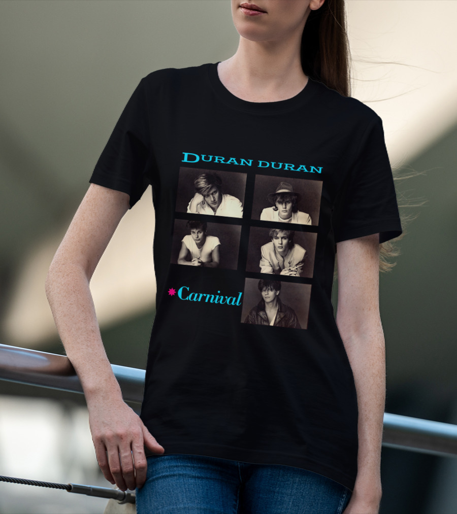 Duran Duran Carnival Five Portrait Montage T-Shirt