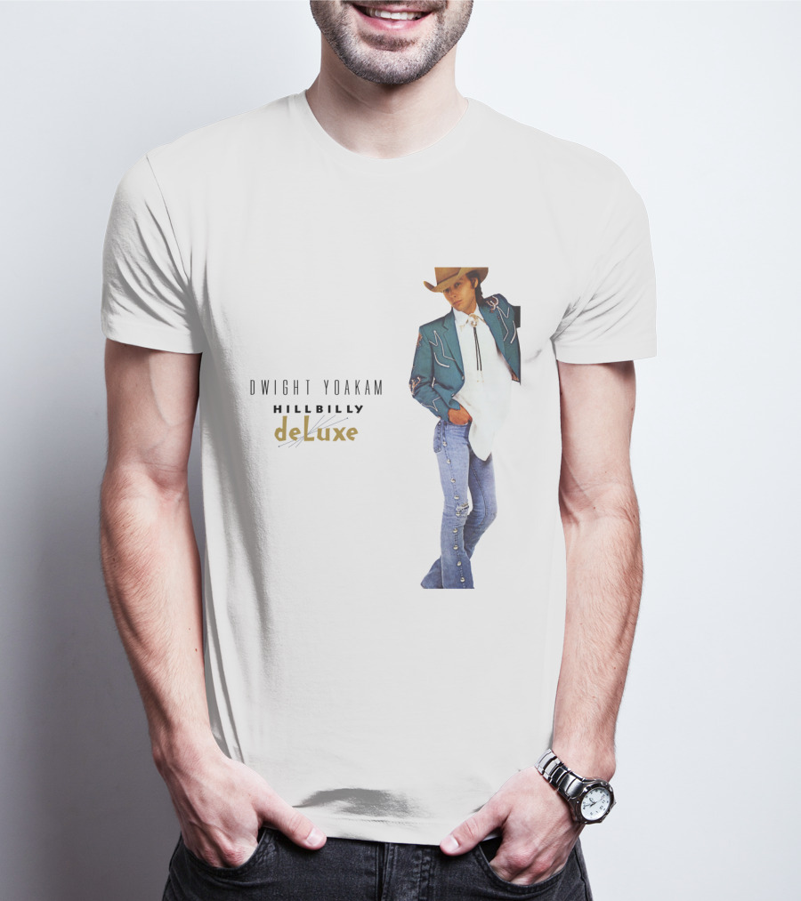 DWIGHT YOAKAM Hillbilly DeLuxe Cowboy T-Shirt