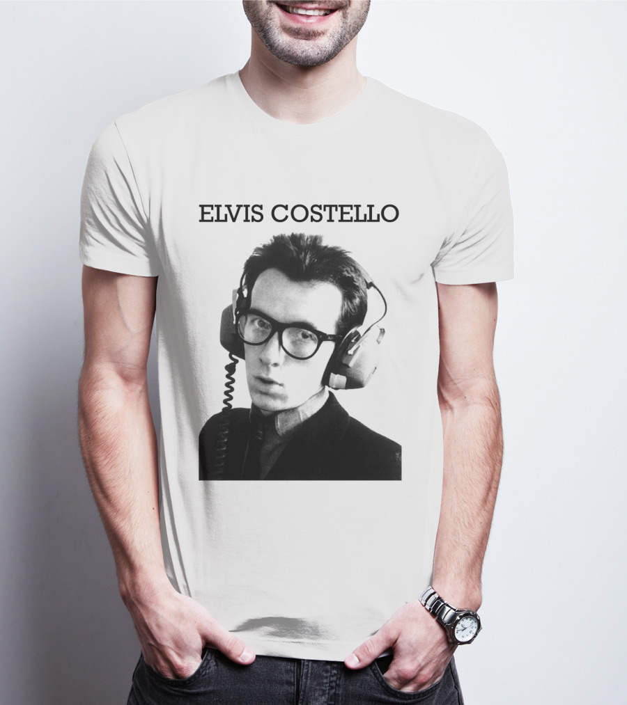 Elvis Costello EVCTL 16 Stereophonic Headphones T-Shirt