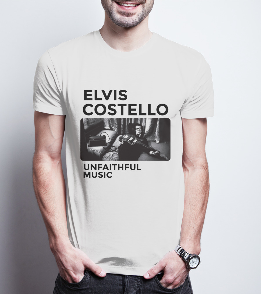 Elvis Costello Unfaithful Music Album Cover Image T-Shirt