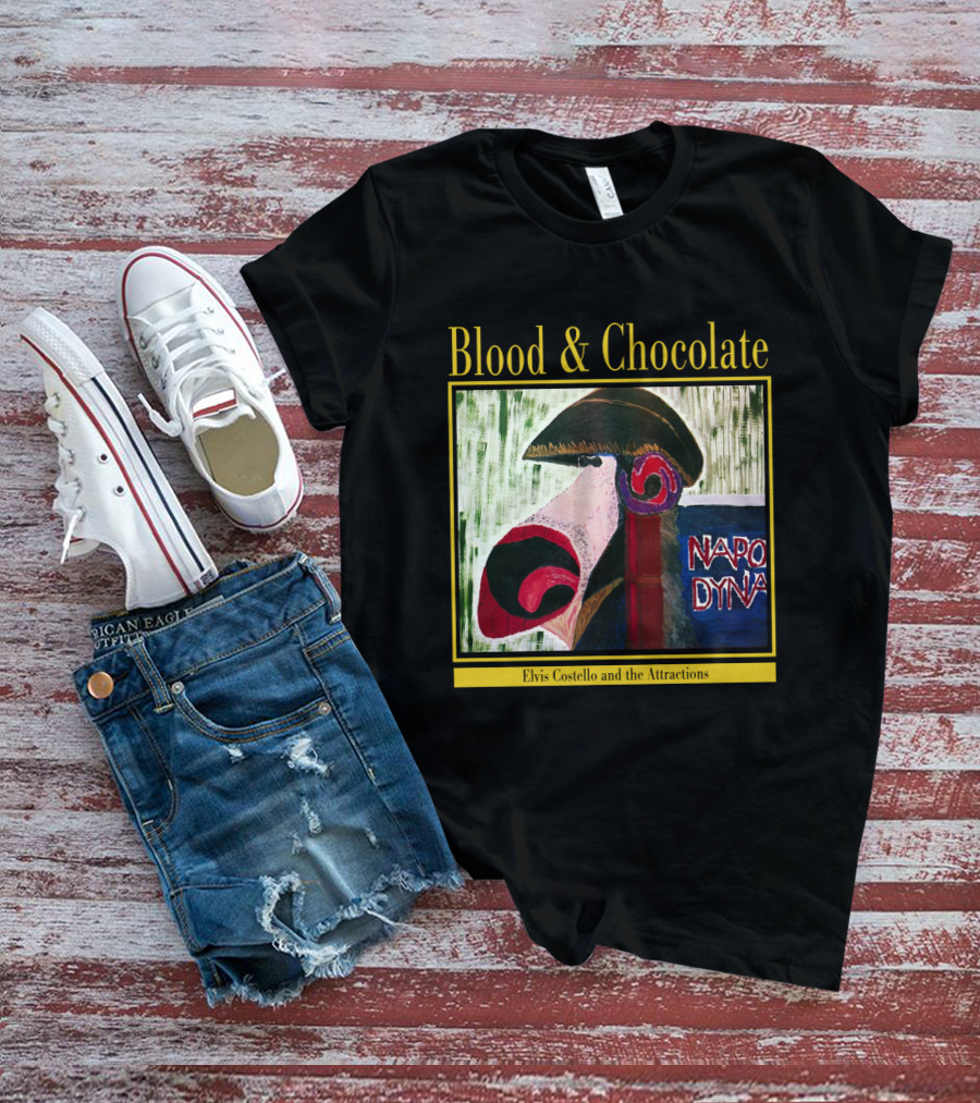 Blood And Chocolate Elvis Costello And The Attractions Napo Dyno T-Shirt