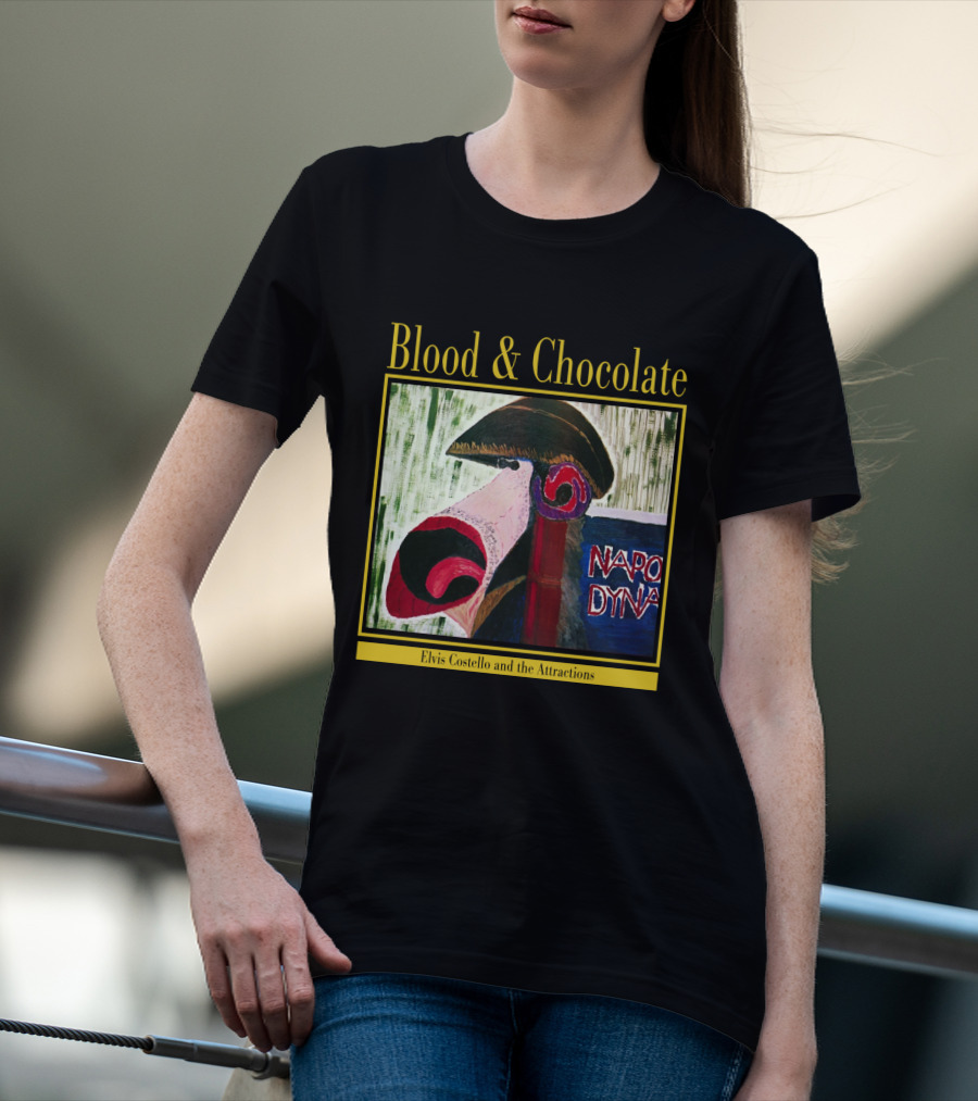 Blood And Chocolate Elvis Costello And The Attractions Napo Dyno T-Shirt
