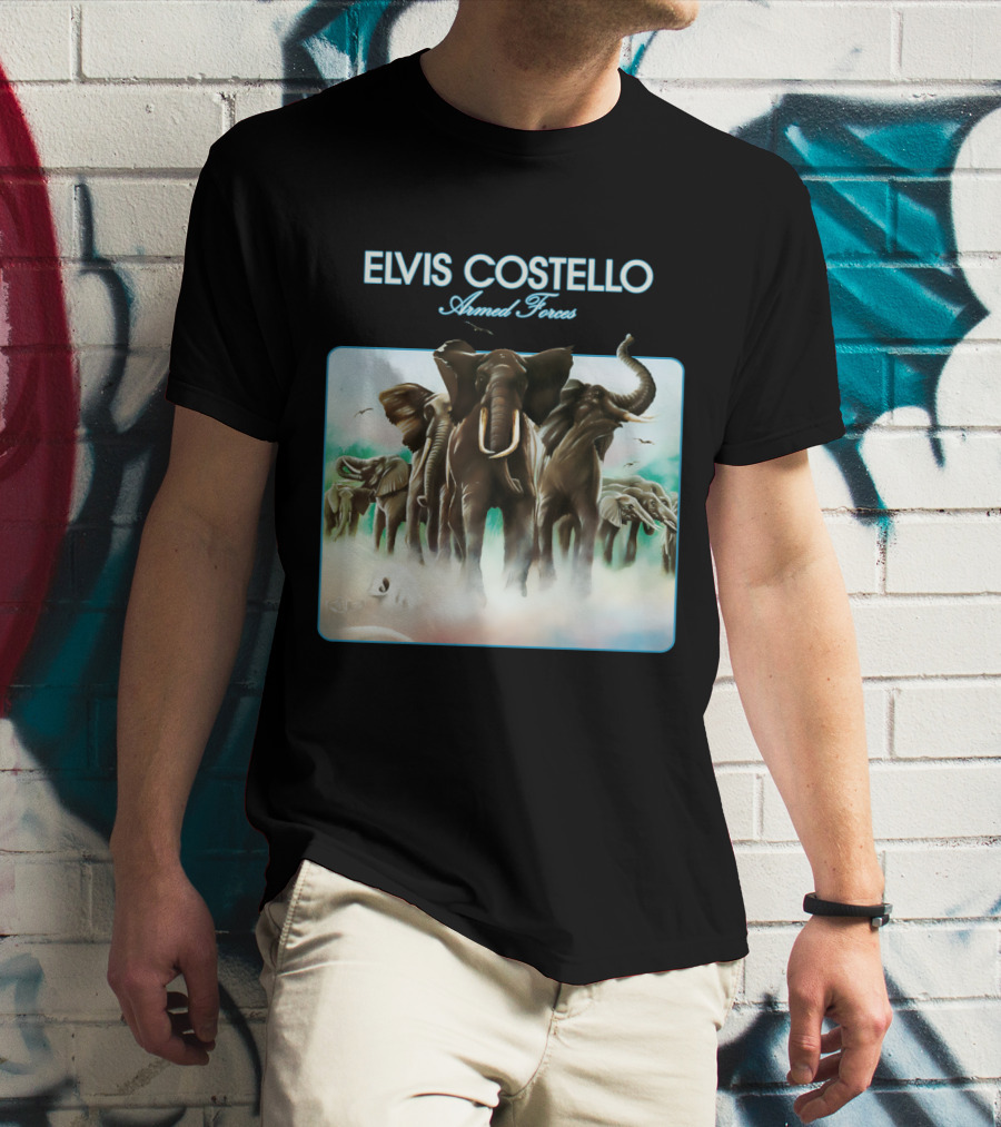 Elvis Costello Armed Forces Elephant T-Shirt