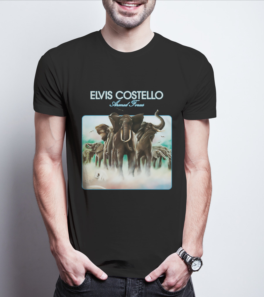 Elvis Costello Armed Forces Elephant T-Shirt