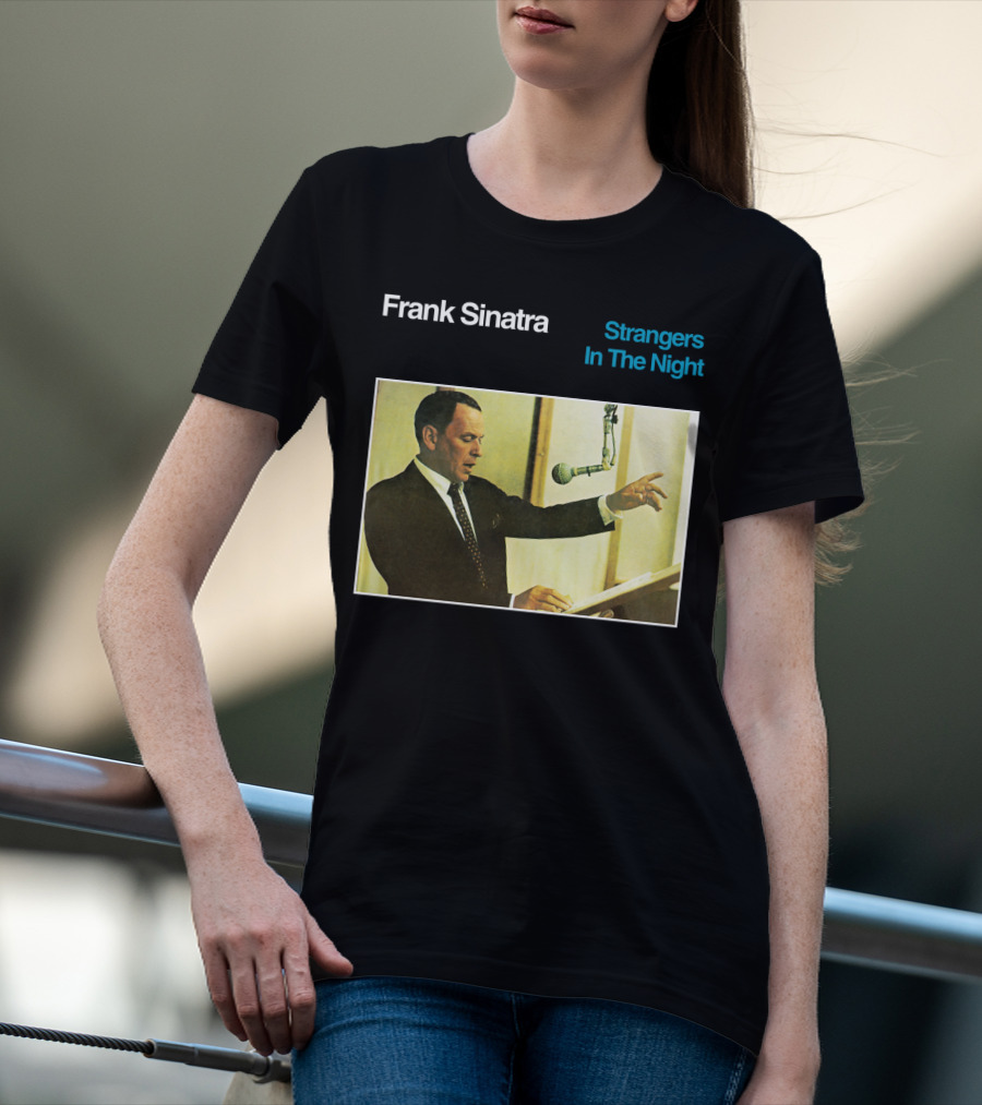 Frank Sinatra Strangers In The Night Classic Album Cover T-Shirt