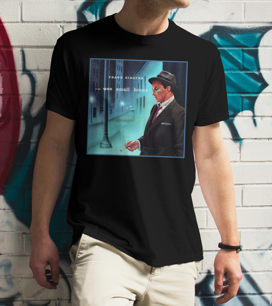 Frank Sinatra In The Wee Small Hours Classic Album Cover Smoking Night Scene T-Shirt
