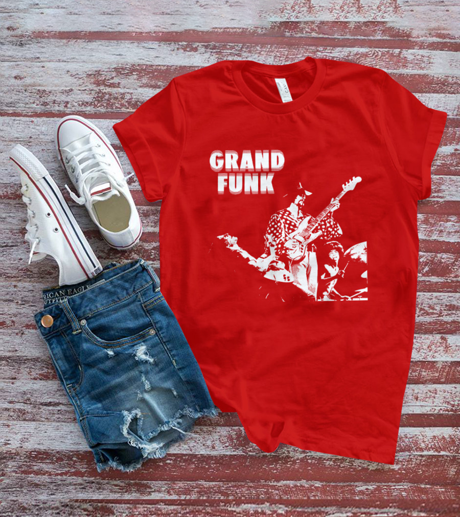 Grand Funk Railroad Band Live Rock Performance GFR 10 T-Shirt