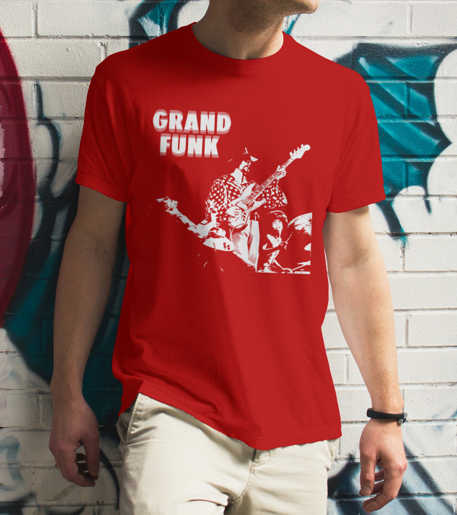 Grand Funk Railroad Band Live Rock Performance GFR 10 T-Shirt
