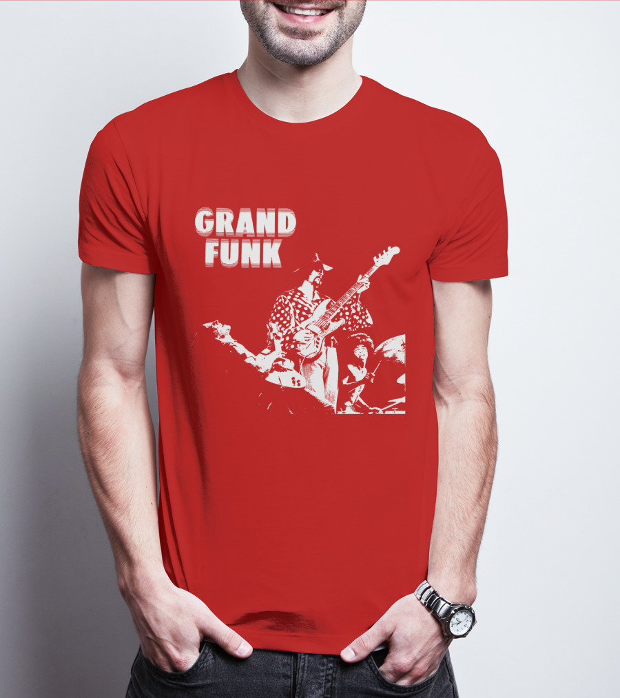 Grand Funk Railroad Band Live Rock Performance GFR 10 T-Shirt