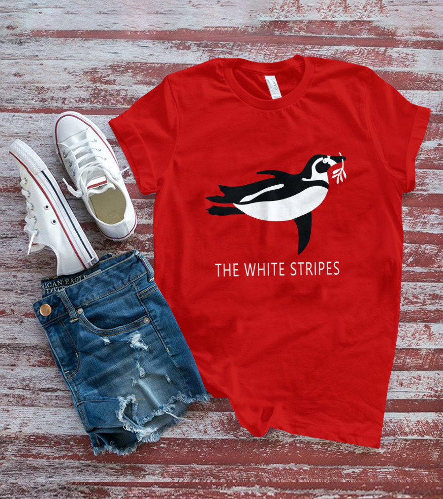 The White Stripes TWS 03 Red Penguin T-Shirt