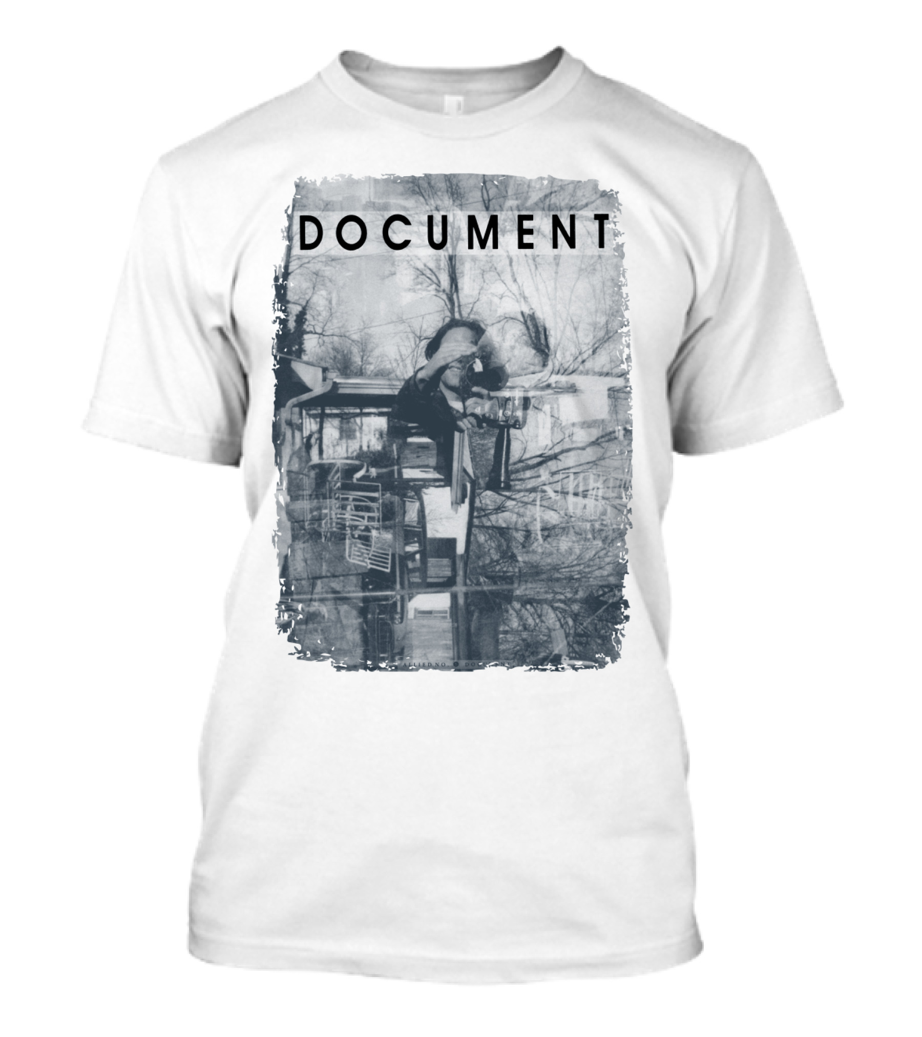 REM Document Reflections Monochrome Photograph T-Shirt