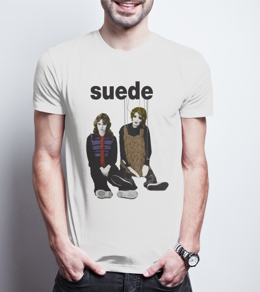 Suede Puppet Dolls Imagery Sde T-Shirt