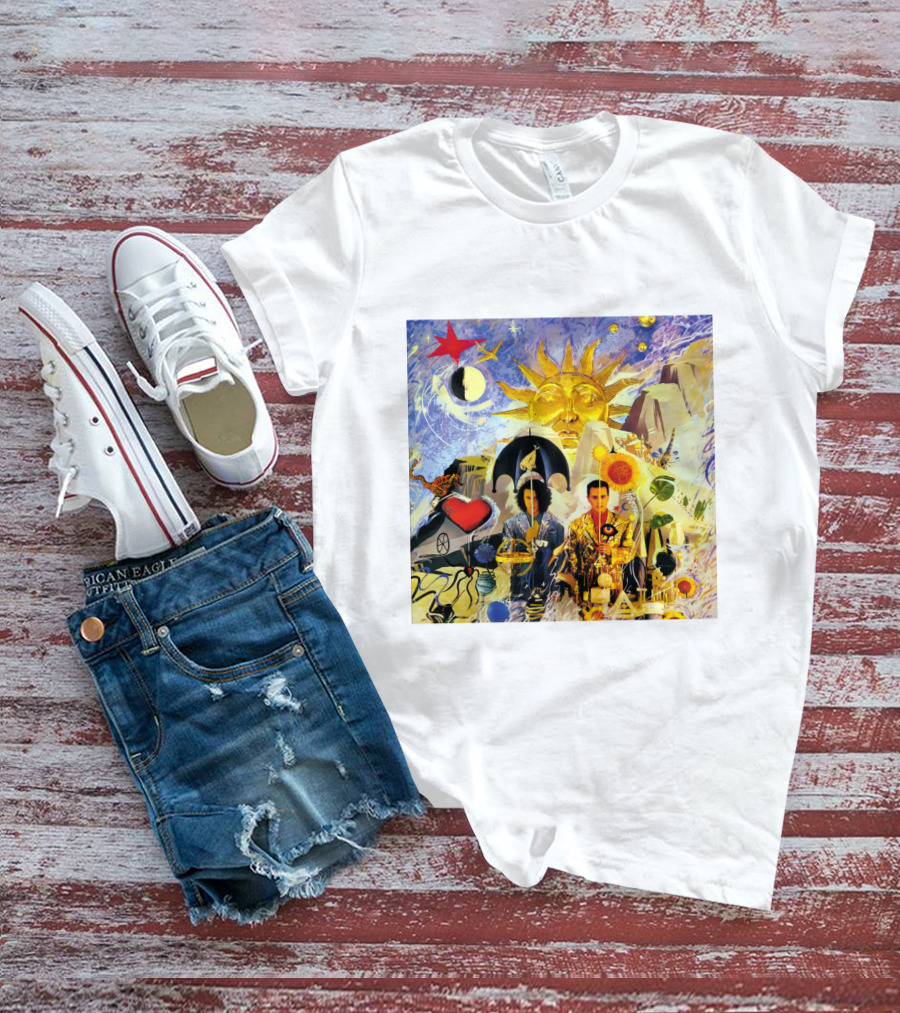 TFF 03 The Seeds Of Love Album Cover Collage Art Psychedelic T-Shirt