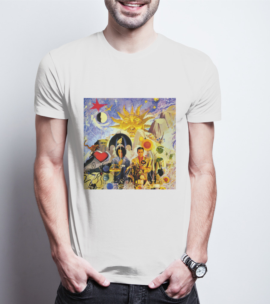 TFF 03 The Seeds Of Love Album Cover Collage Art Psychedelic T-Shirt