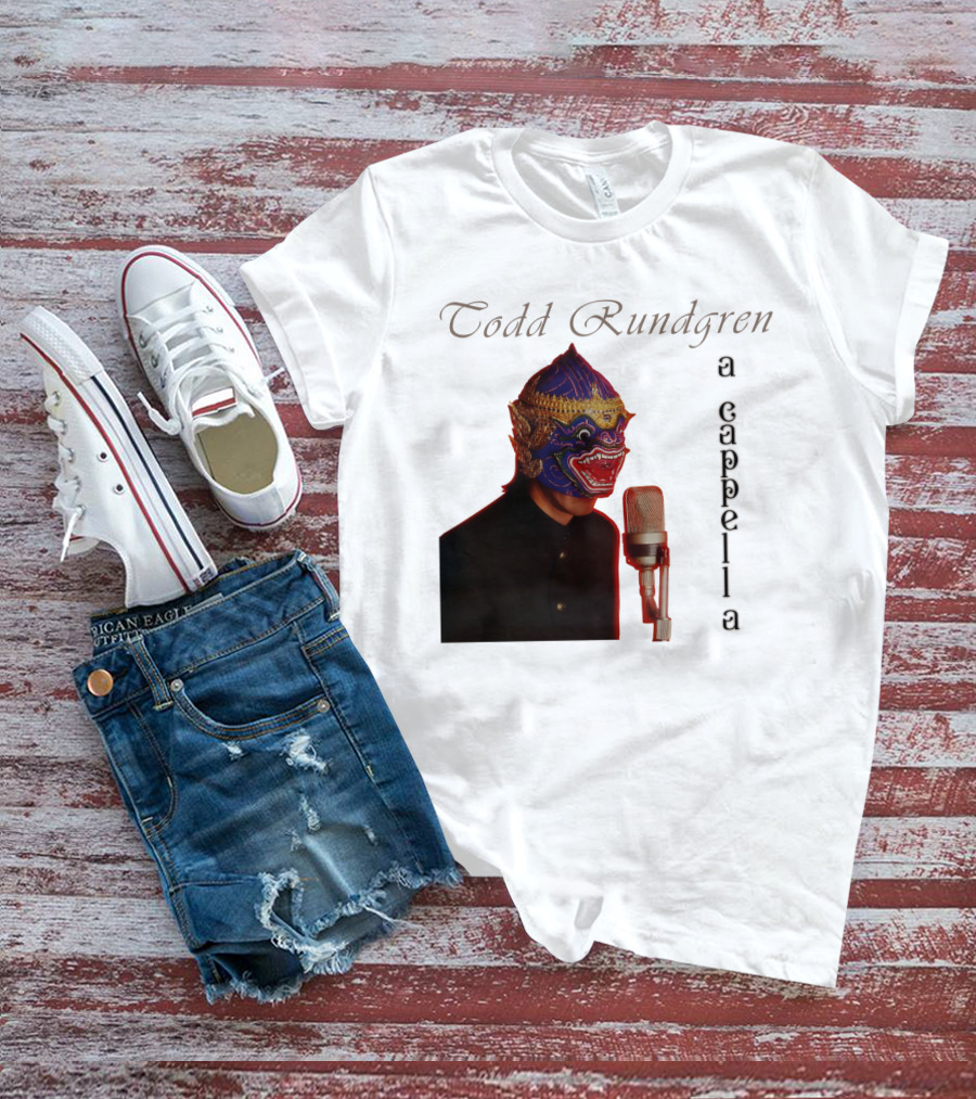 Todd Rundgren A Cappella Mask With Microphone T-Shirt