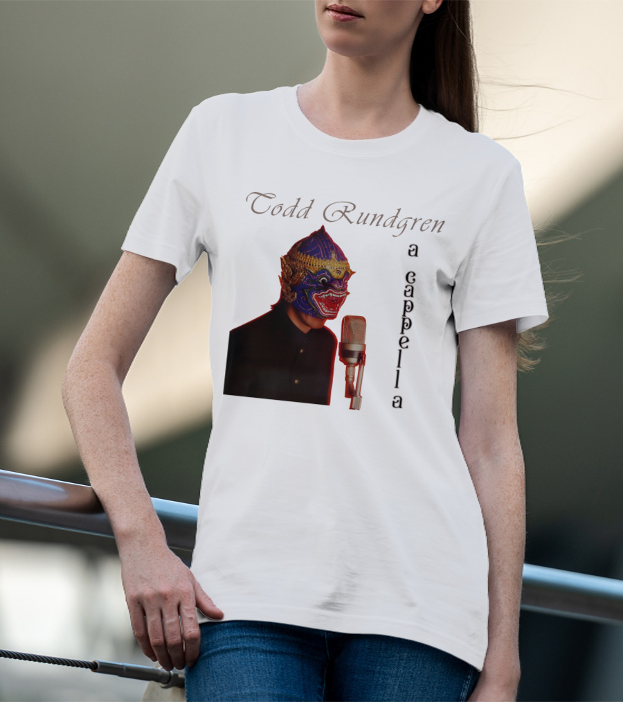 Todd Rundgren A Cappella Mask With Microphone T-Shirt