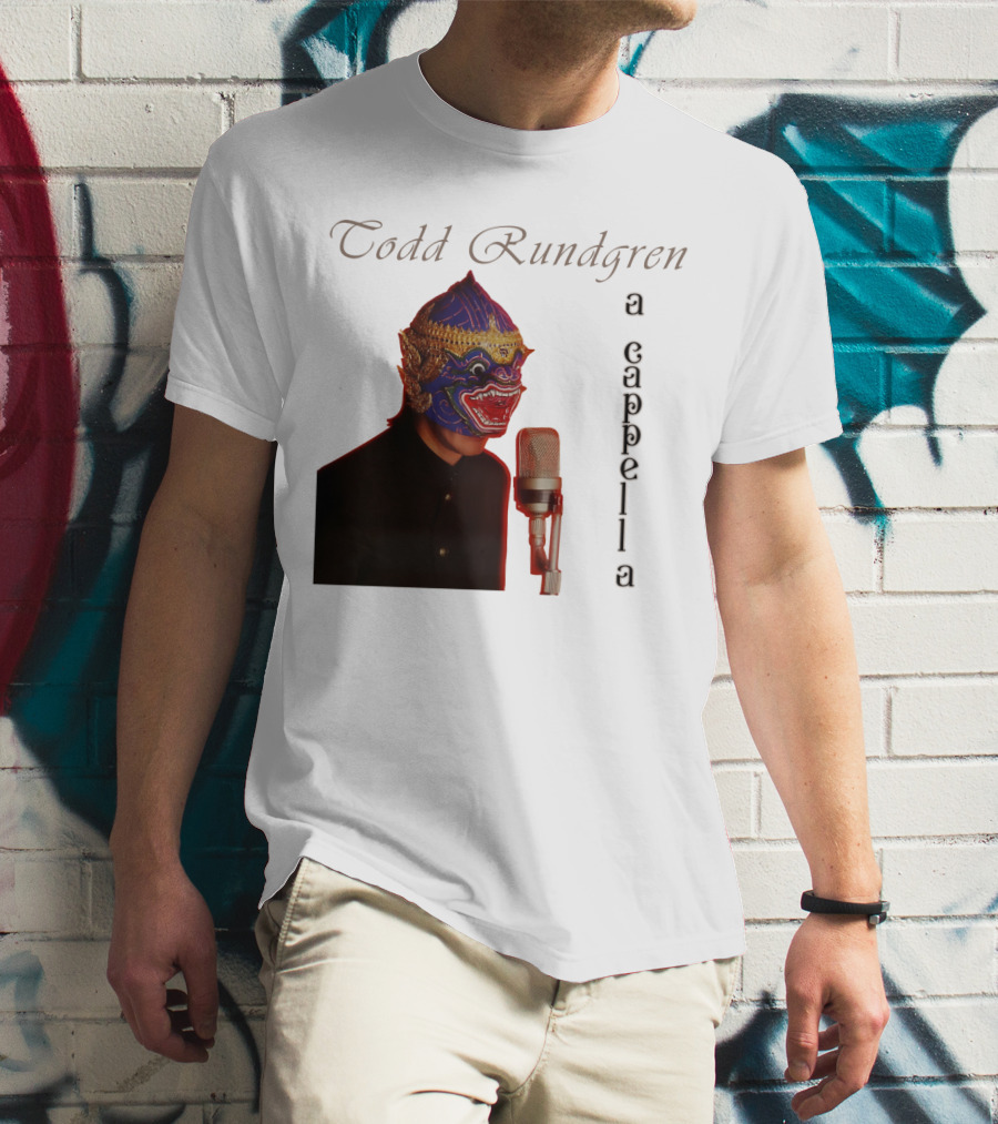 Todd Rundgren A Cappella Mask With Microphone T-Shirt