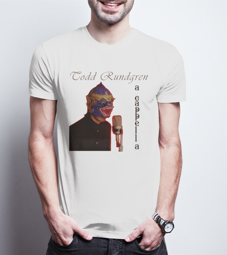 Todd Rundgren A Cappella Mask With Microphone T-Shirt
