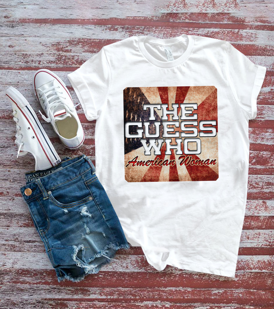 The Guess Who American Woman Vintage Flag T-Shirt