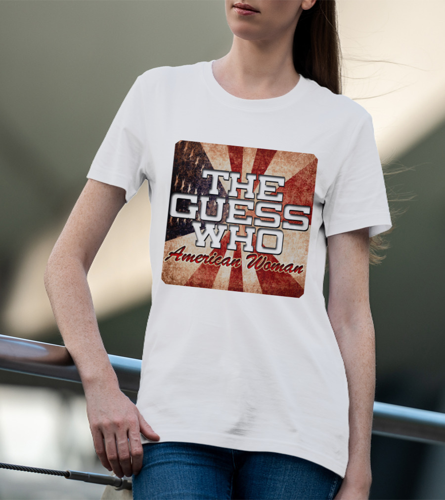 The Guess Who American Woman Vintage Flag T-Shirt