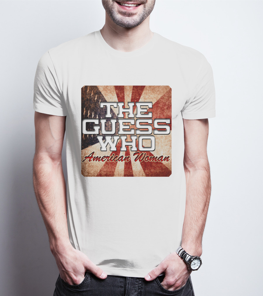 The Guess Who American Woman Vintage Flag T-Shirt