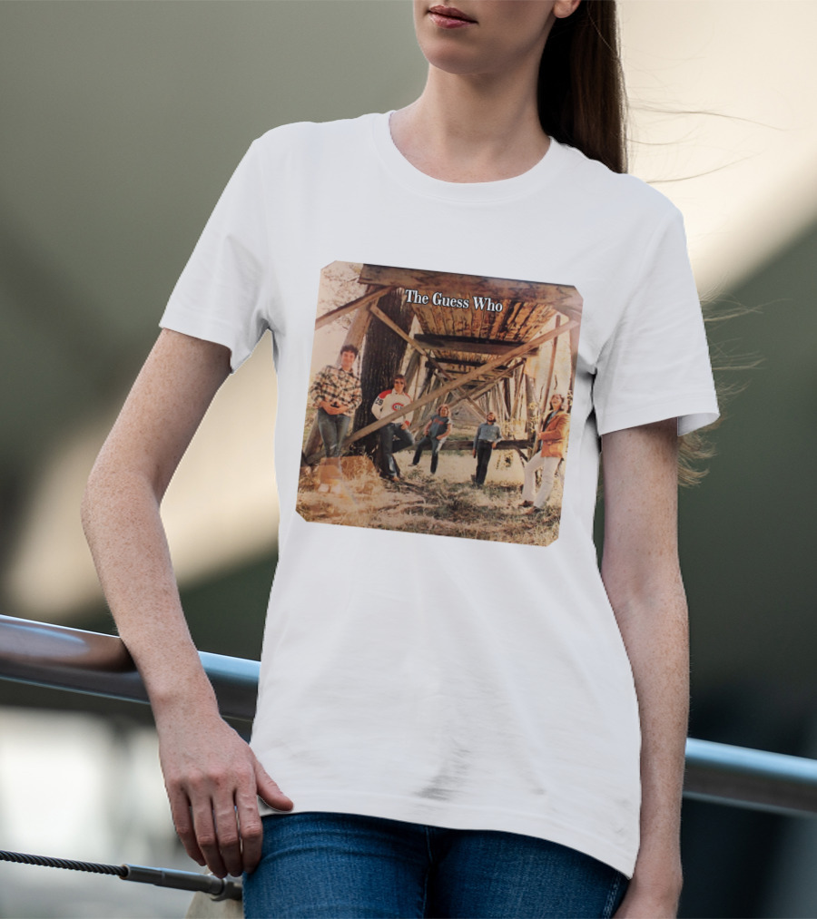 The Guess Who Montreal Canadiens Hockey Jersey Vintage Album Cover T-Shirt