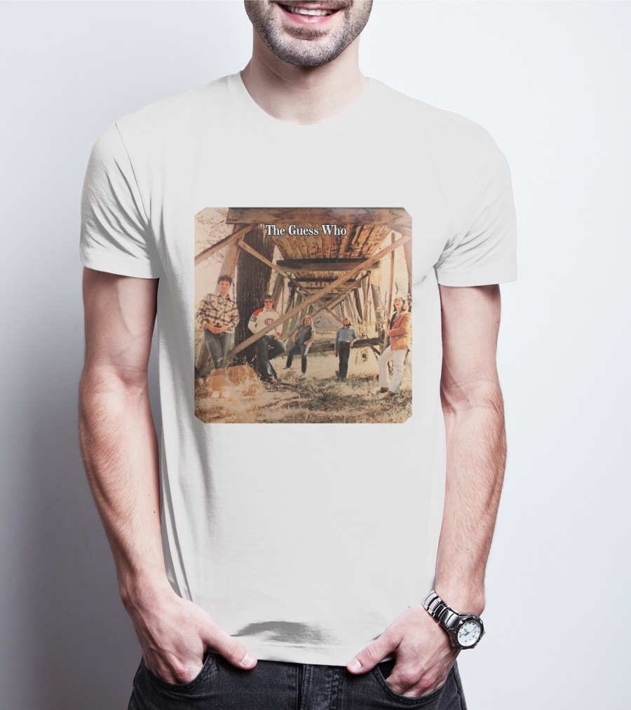 The Guess Who Montreal Canadiens Hockey Jersey Vintage Album Cover T-Shirt