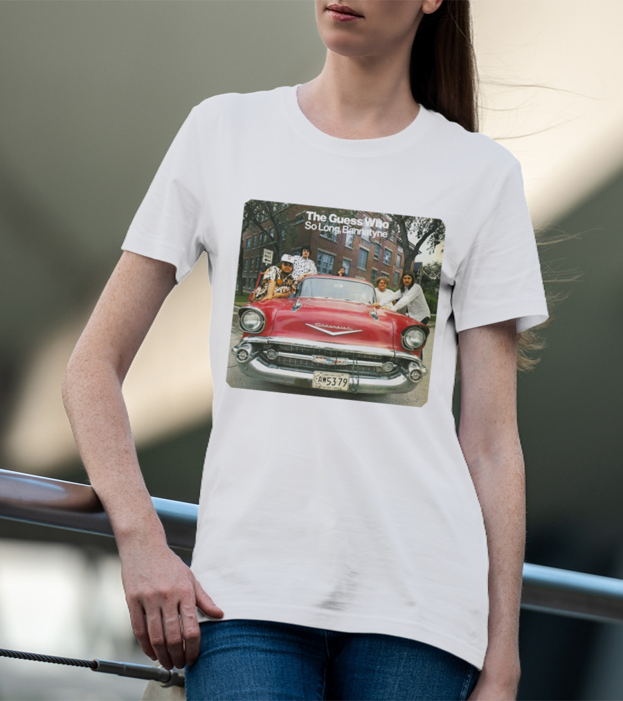 The Guess Who So Long Bannatyne Red Car Album Cover T-Shirt