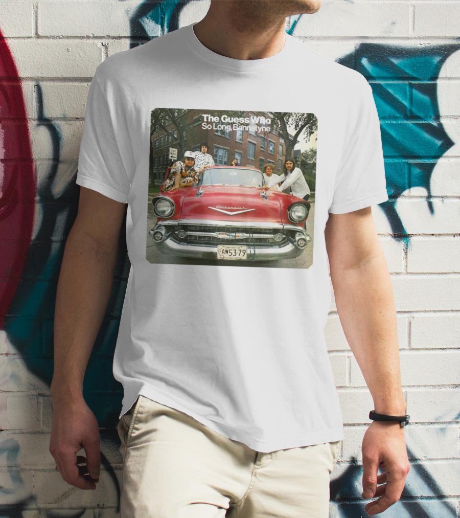 The Guess Who So Long Bannatyne Red Car Album Cover T-Shirt