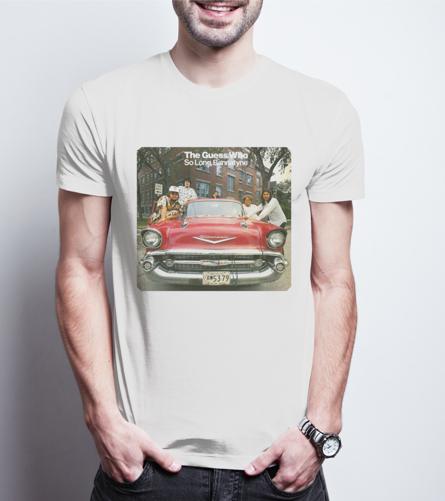 The Guess Who So Long Bannatyne Red Car Album Cover T-Shirt