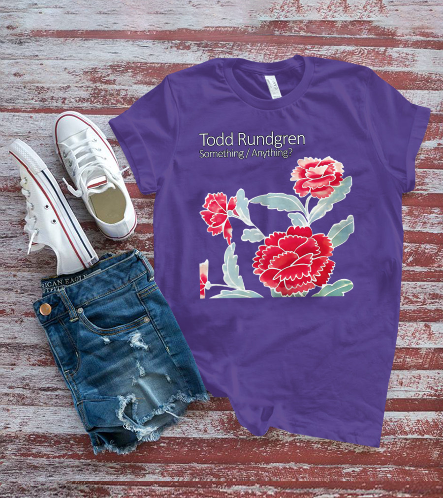 Todd Rundgren Something Anything Red Flowers T-Shirt