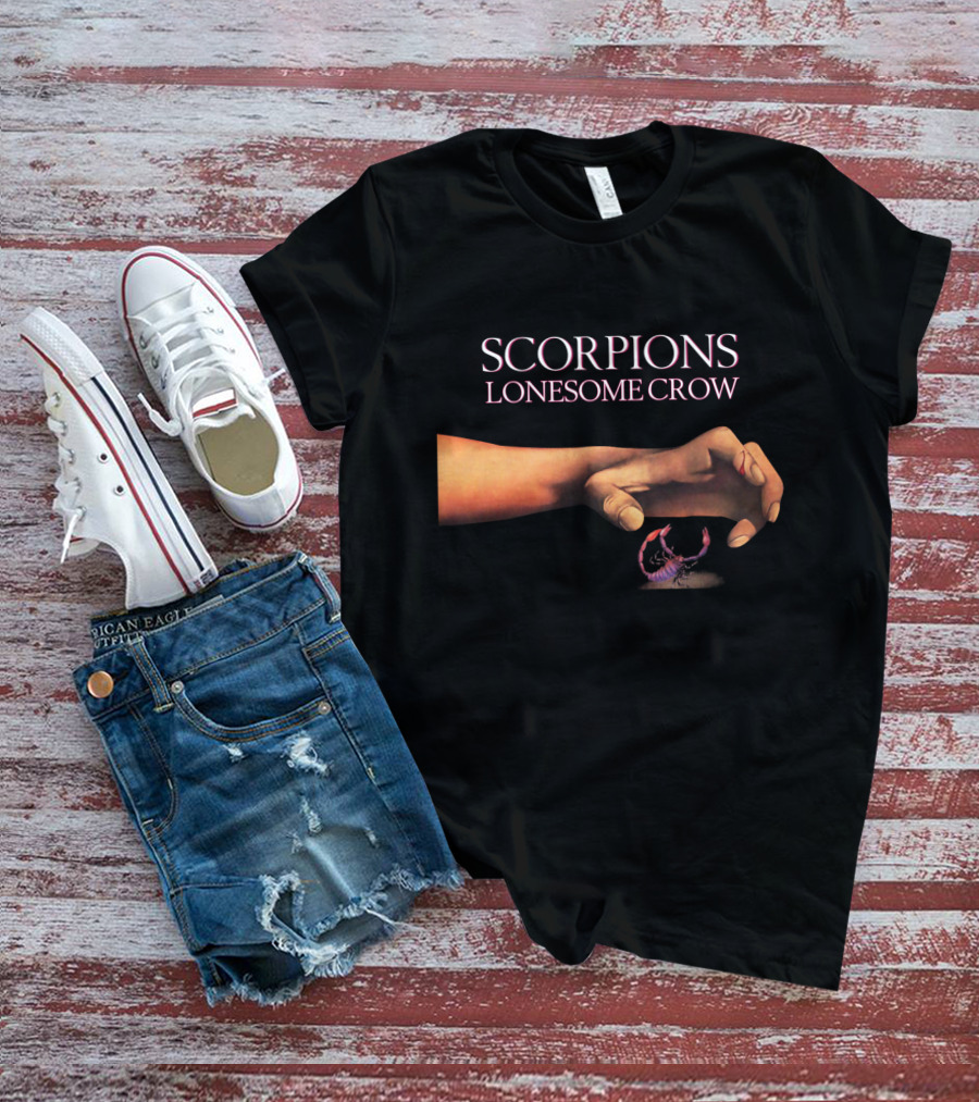 Scorpions Lonesome Crow Album Cover Art T-Shirt