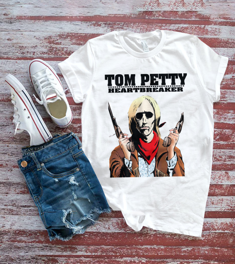 Tom Petty Heartbreaker Gunslinger T-Shirt
