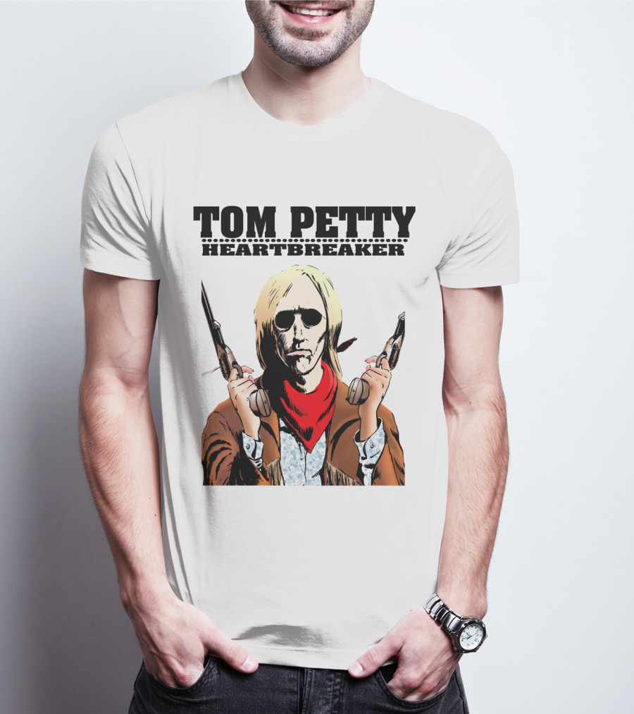 Tom Petty Heartbreaker Gunslinger T-Shirt