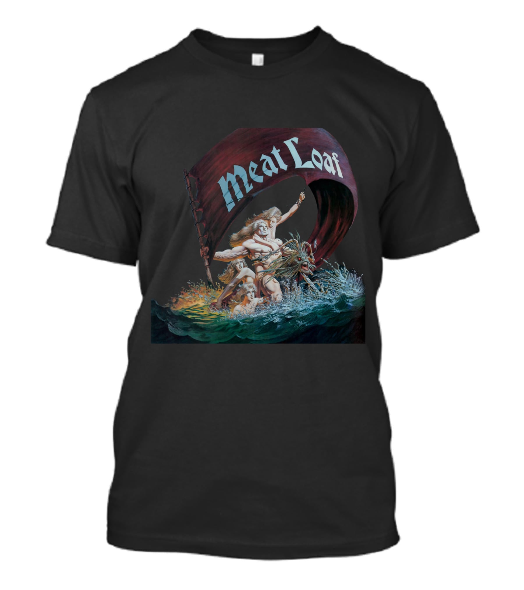 Meat Loaf Viking Ship Adventure On Turbulent Seas T-Shirt