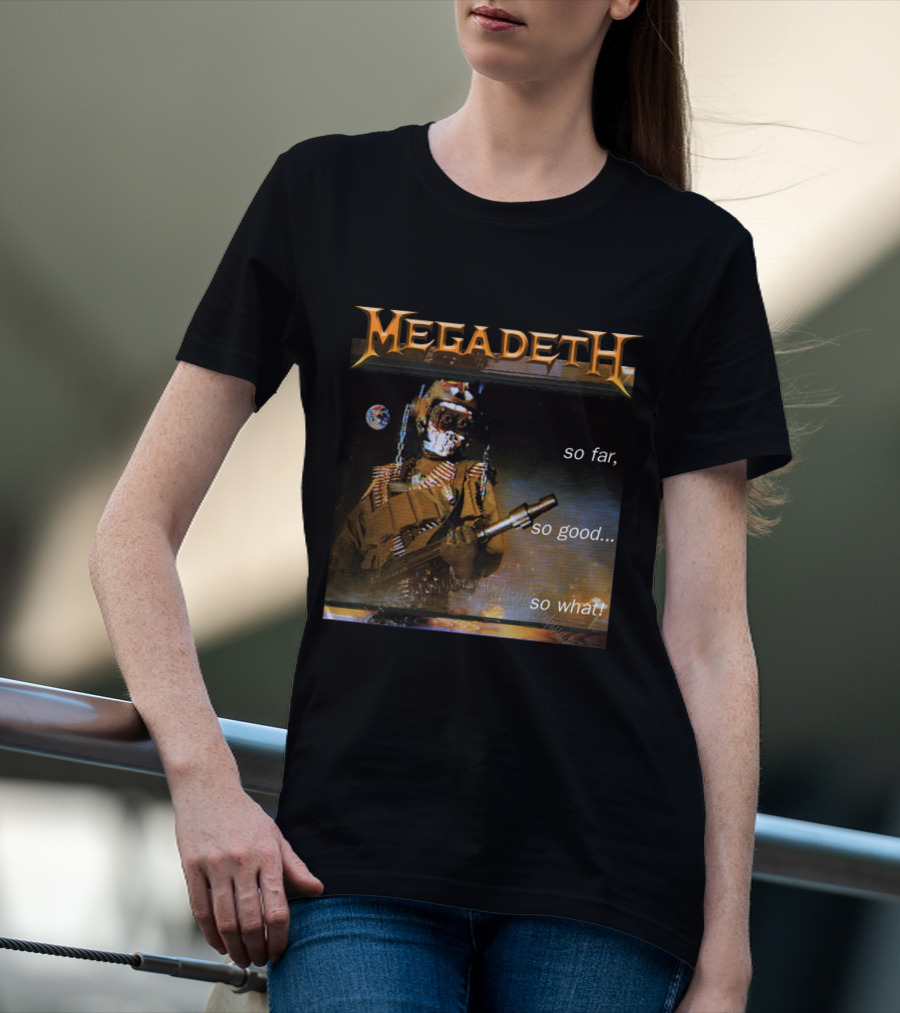 Megadeth So Far So Good So What Mgd-Ms T-Shirt
