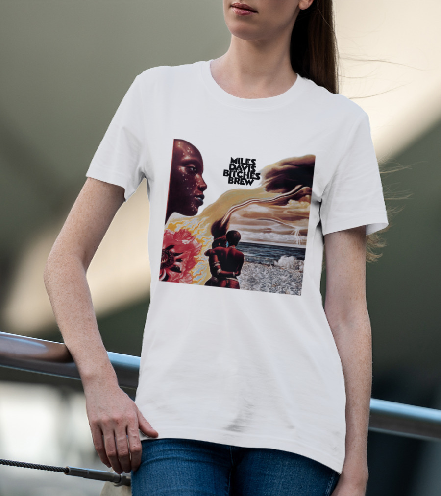 Miles Davis Bitches Brew Album Cover Art T-Shirt