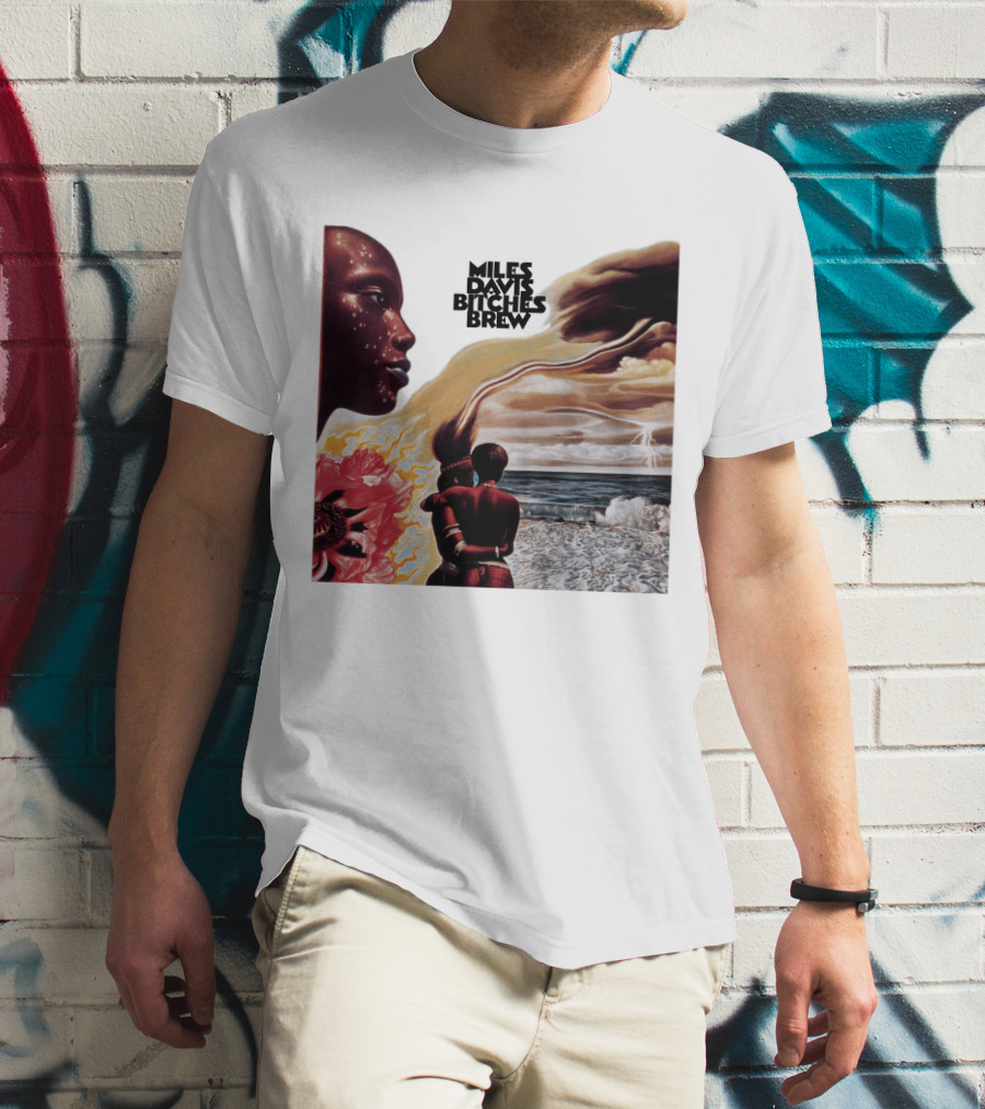 Miles Davis Bitches Brew Album Cover Art T-Shirt