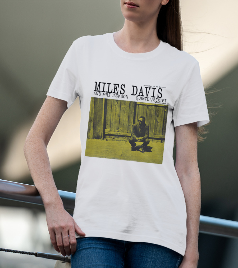 Miles Davis And Milt Jackson Quintet/Sextet Prestige Hi Fi Lp 7034 T-Shirt