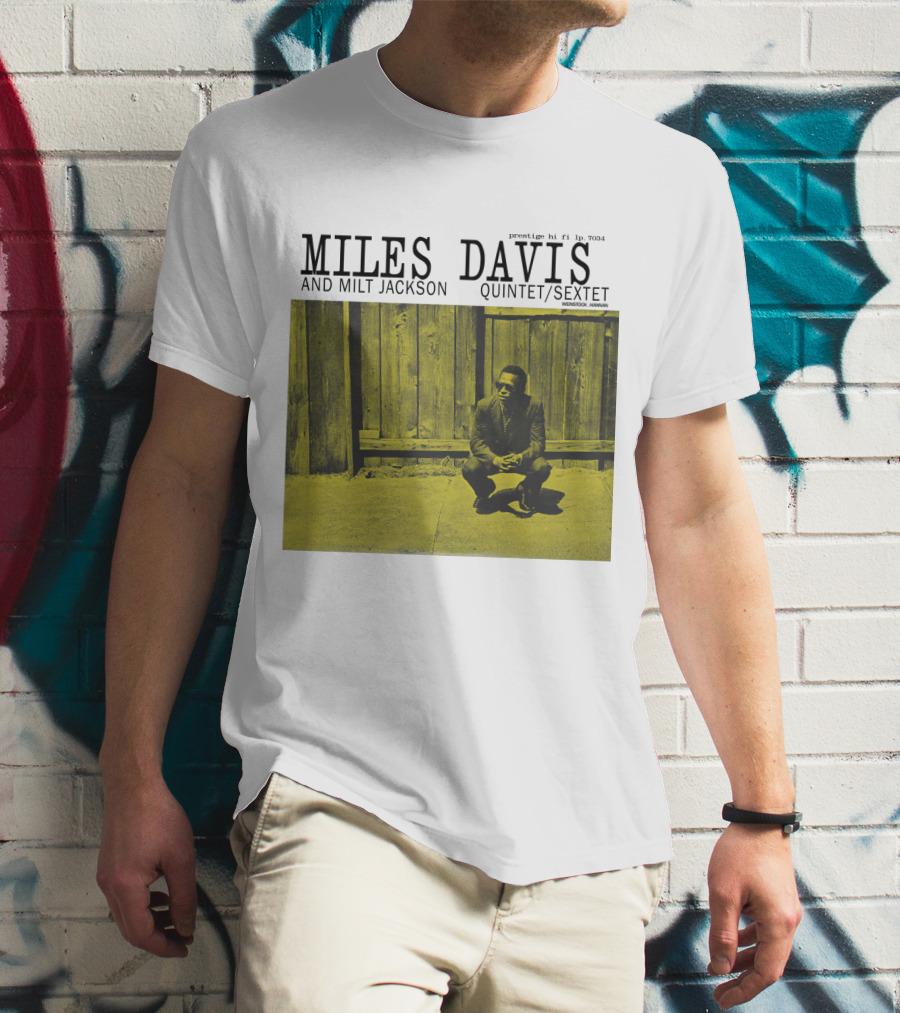 Miles Davis And Milt Jackson Quintet/Sextet Prestige Hi Fi Lp 7034 T-Shirt