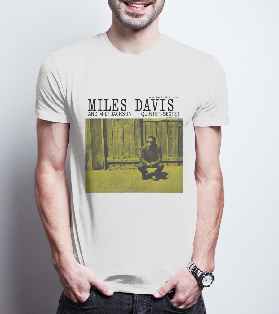 Miles Davis And Milt Jackson Quintet/Sextet Prestige Hi Fi Lp 7034 T-Shirt