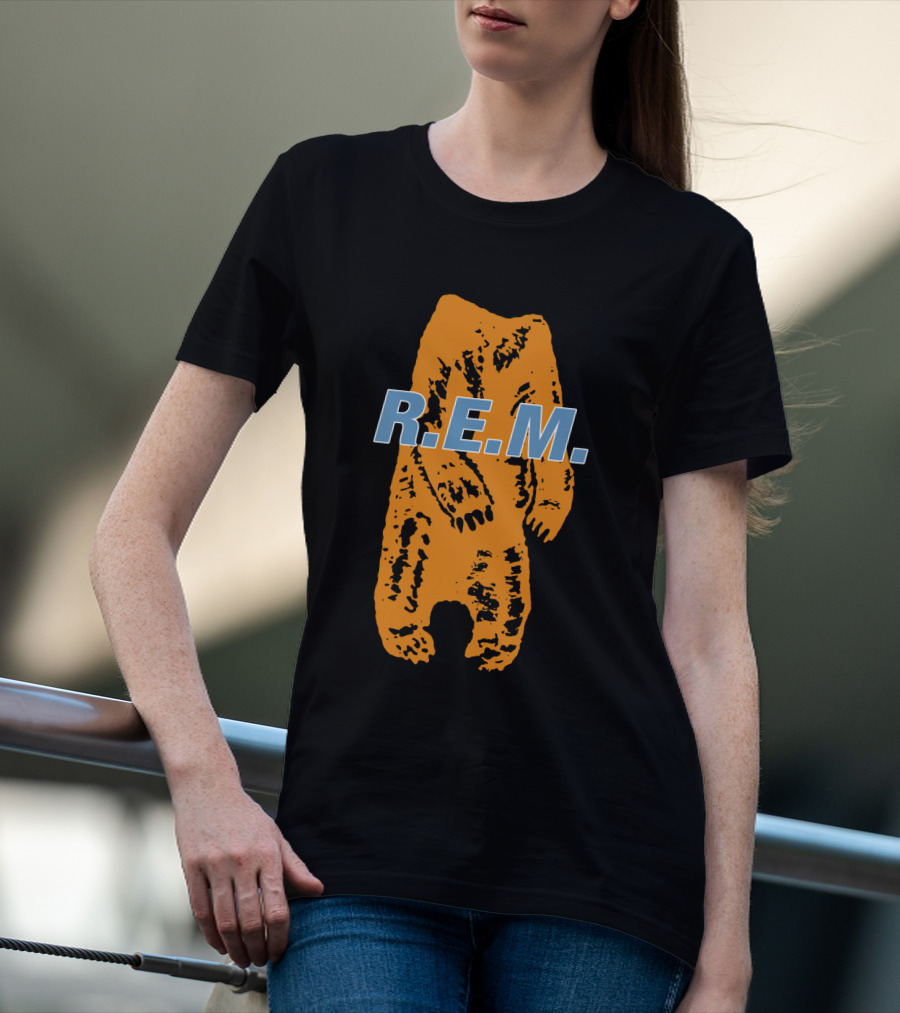 R.e.m. Bear Orange Print T-Shirt