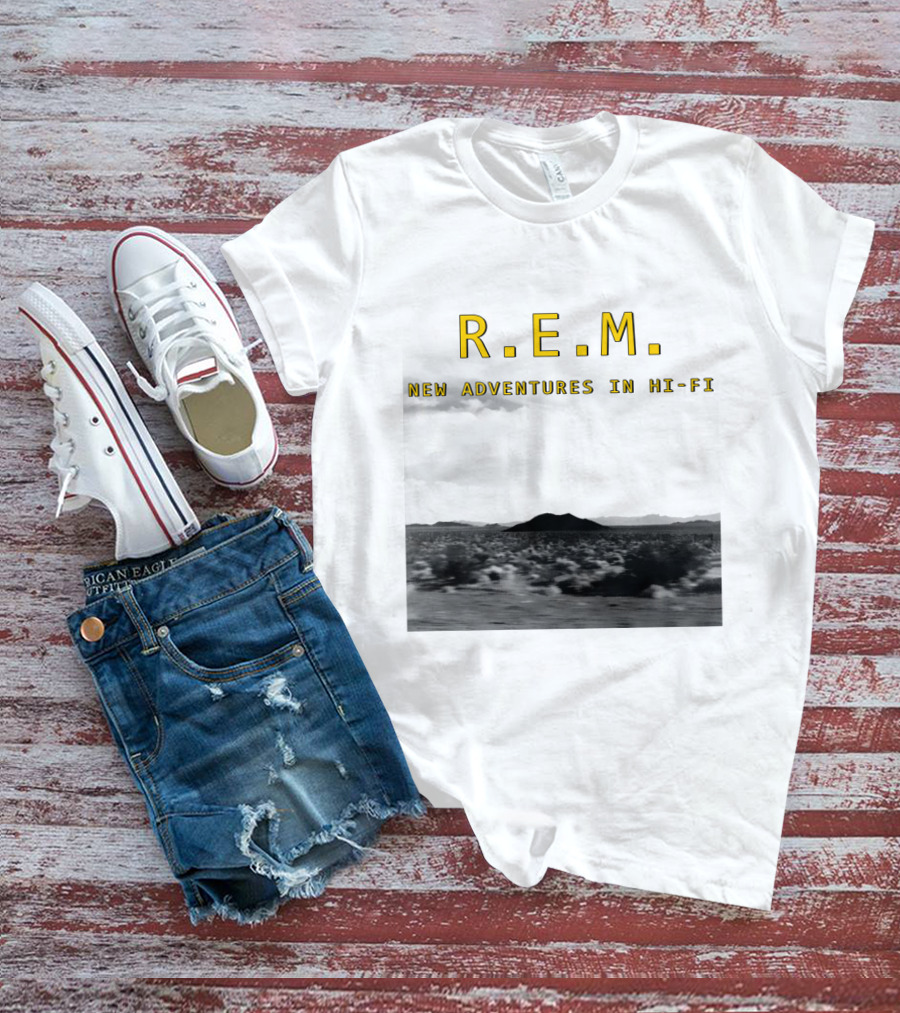 R.E.M. New Adventures In Hi-Fi Desert Landscape Photography T-Shirt
