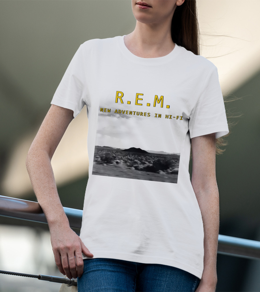 R.E.M. New Adventures In Hi-Fi Desert Landscape Photography T-Shirt