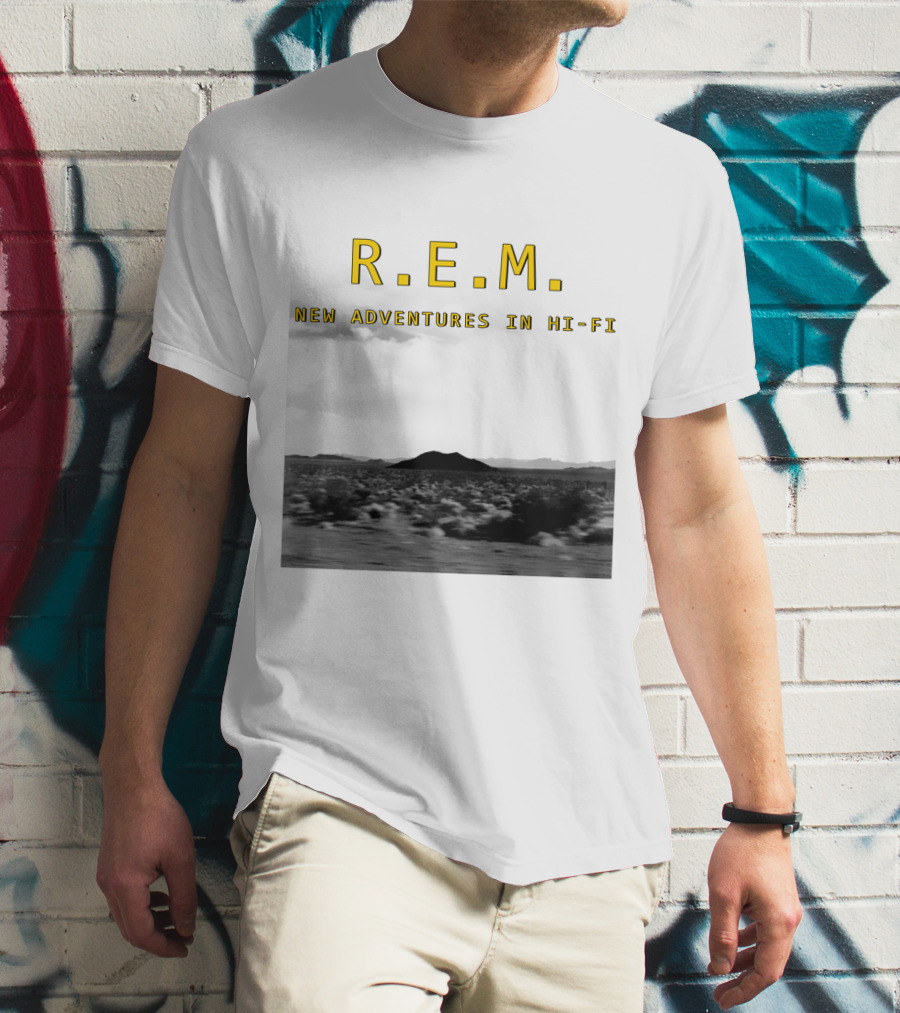 R.E.M. New Adventures In Hi-Fi Desert Landscape Photography T-Shirt