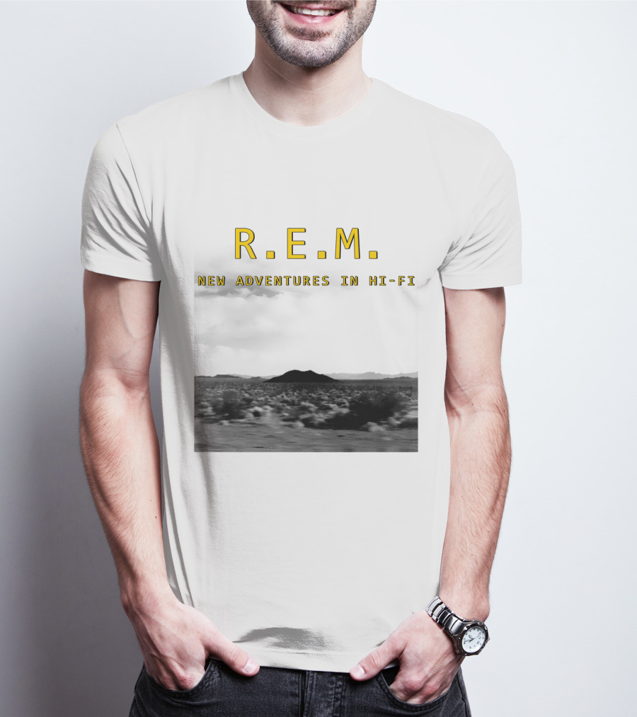 R.E.M. New Adventures In Hi-Fi Desert Landscape Photography T-Shirt
